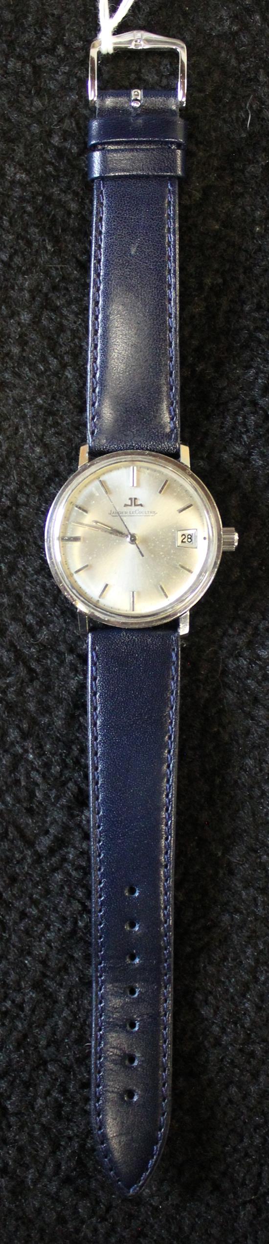 Jaeger LeCoultre steel wristwatch